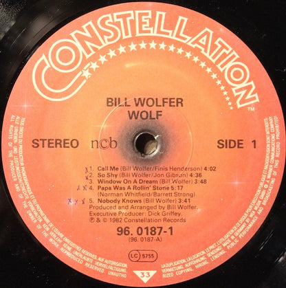 Bill Wolfer : Wolf (LP, Album)