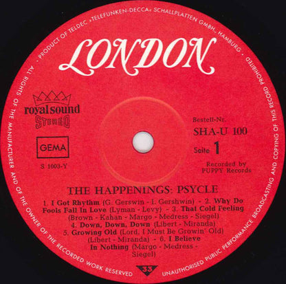 The Happenings : Psycle (LP, Album)