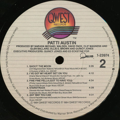 Patti Austin : Patti Austin (LP, Album, Win)