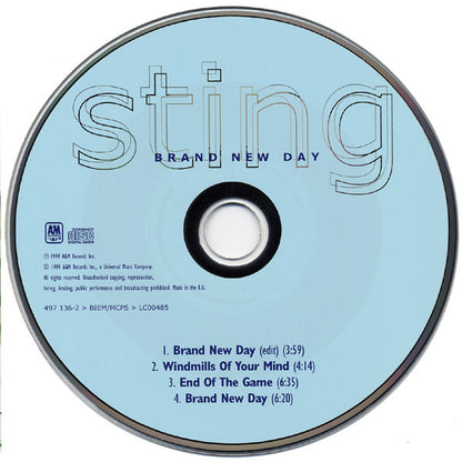 Sting : Brand New Day (CD, Maxi)