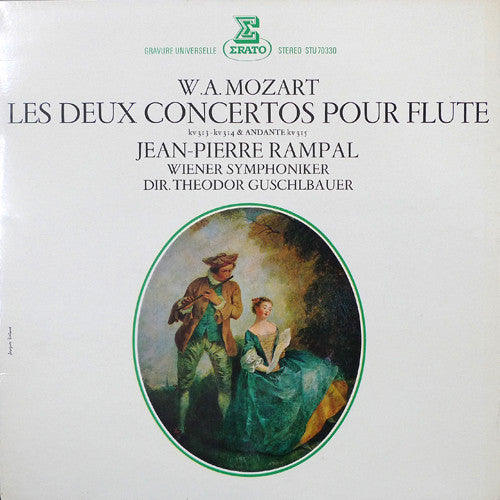 Wolfgang Amadeus Mozart / Jean-Pierre Rampal, Wiener Symphoniker , Dir. Theodor Guschlbauer : Les Deux Concertos Pour Flute (LP, RE, Gat)