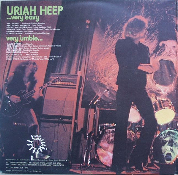 Uriah Heep : ...Very 'Eavy ... Very 'Umble (LP, Album, RE)