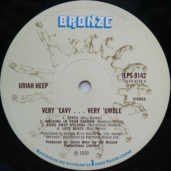 Uriah Heep : ...Very 'Eavy ... Very 'Umble (LP, Album, RE)