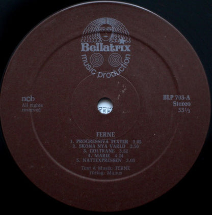 Lars Fernebring : Ferne  (LP, Album)