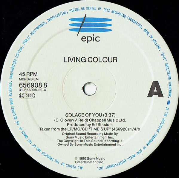 Living Colour : Solace Of You (12", Single)