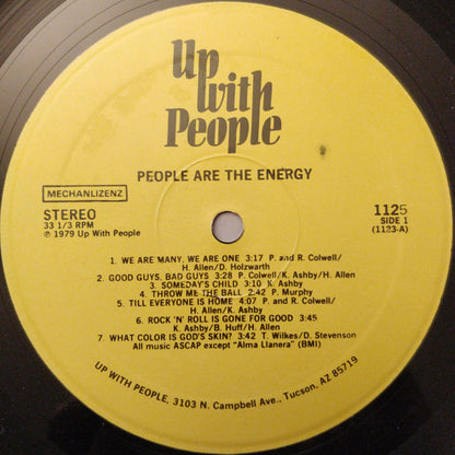 Up With People : People Are The Energy (LP, Album)