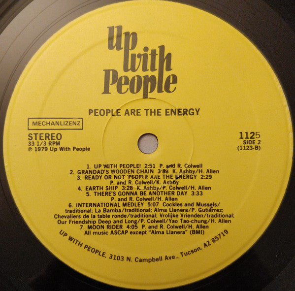 Up With People : People Are The Energy (LP, Album)