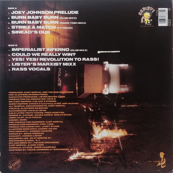 2 Black 2 Strong MMG : Burn Baby Burn EP (12", EP)