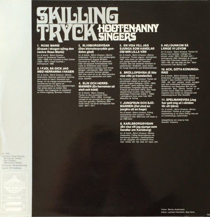 Hootenanny Singers : Skillingtryck (LP, Album)