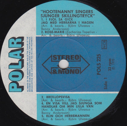 Hootenanny Singers : Skillingtryck (LP, Album)