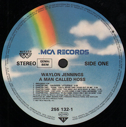 Waylon Jennings : A Man Called Hoss (LP, Album)