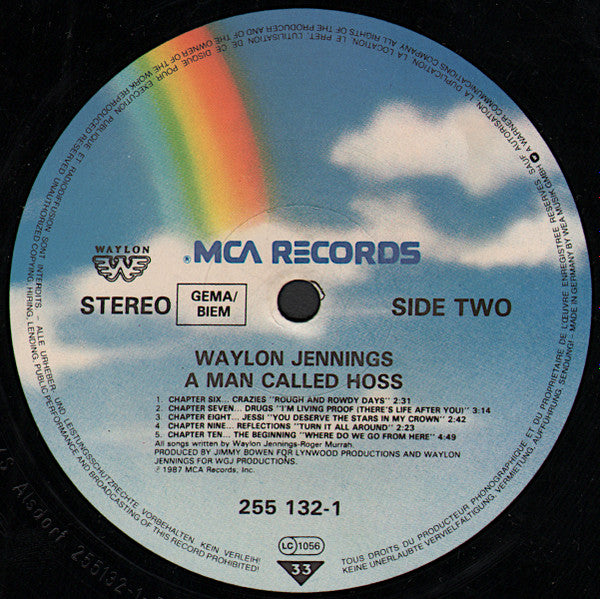 Waylon Jennings : A Man Called Hoss (LP, Album)