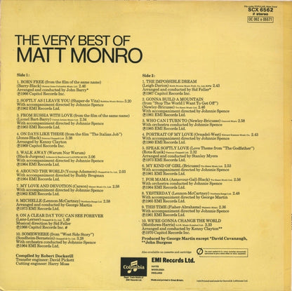 Matt Monro : The Very Best Of Matt Monro (LP, Comp)