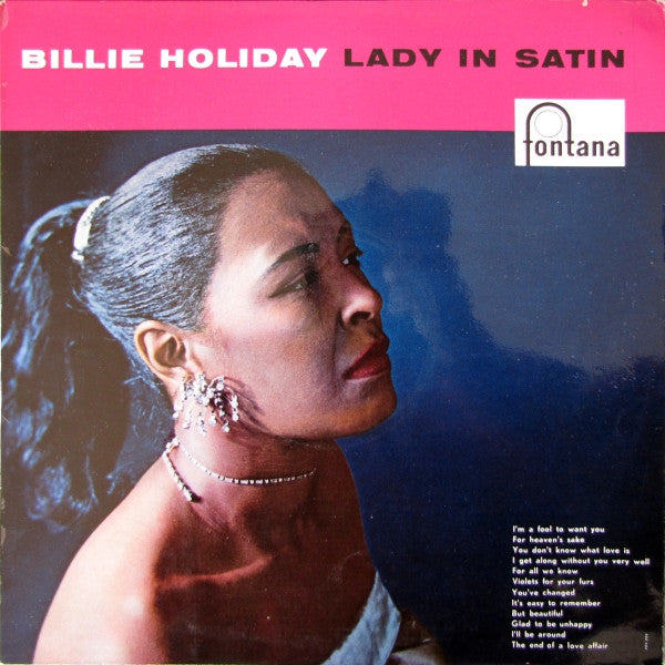 Billie Holiday With Ray Ellis And His Orchestra : Lady In Satin (LP, Album, Mono)