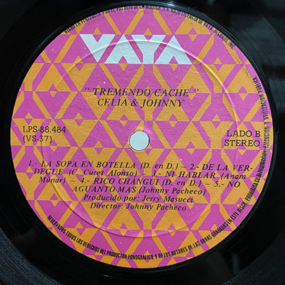 Celia Cruz & Johnny Pacheco : Tremendo Caché (LP, Album)
