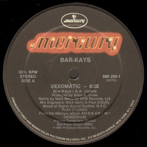 Bar-Kays : Sexomatic (12")