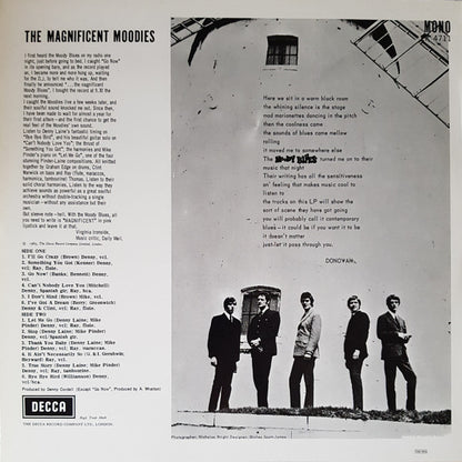 The Moody Blues : The Magnificent Moodies (LP, Album, Mono, RE)