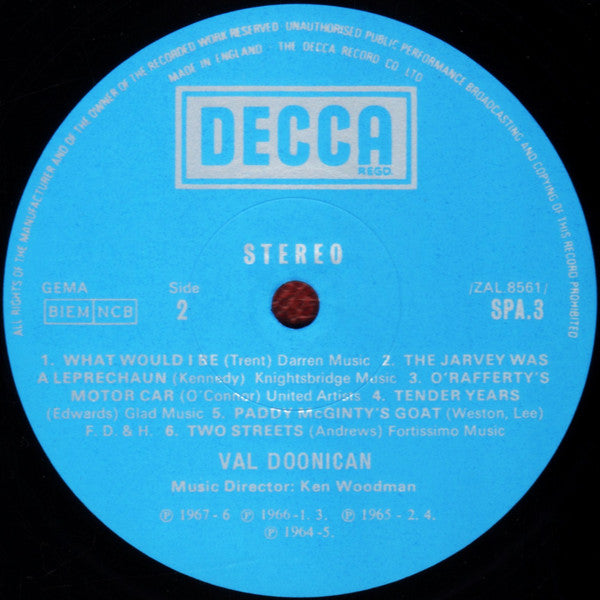 Val Doonican : The World Of Val Doonican (LP, Comp)