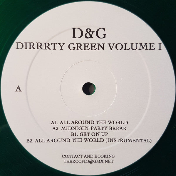 D & G (3) : Dirrrty Green Vol. 1 (12")