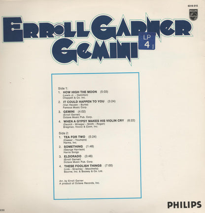 Erroll Garner : Gemini (LP, Album)