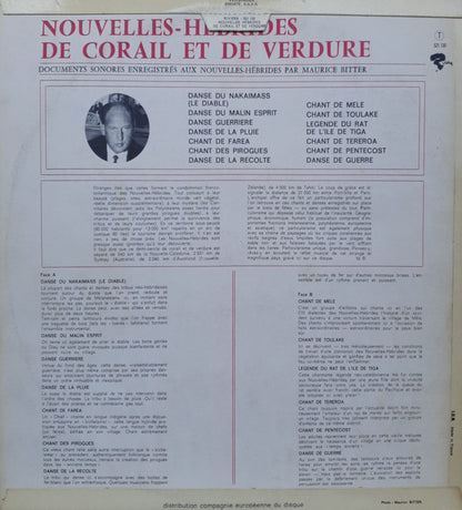 Unknown Artist : Nouvelles-Hébrides De Corail Et De Verdure (LP, RE)