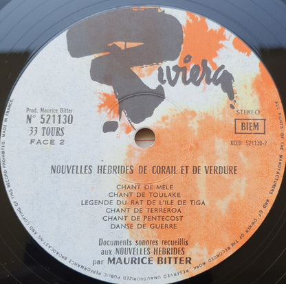 Unknown Artist : Nouvelles-Hébrides De Corail Et De Verdure (LP, RE)