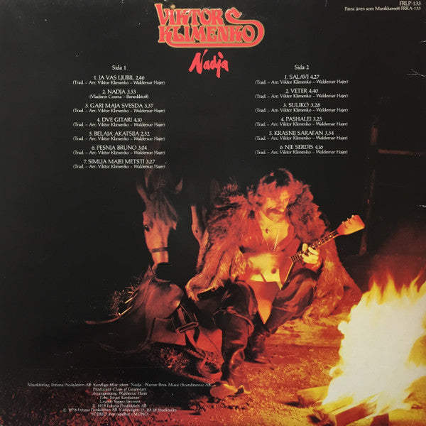 Viktor Klimenko : Nadja (LP, Album, Gat)