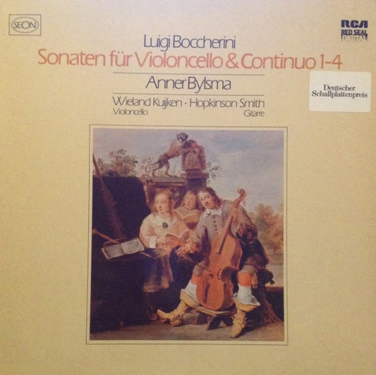 Luigi Boccherini, Anner Bylsma, Wieland Kuijken, Hopkinson Smith : Sonaten Für Violoncello & Continuo 1-4 (LP)