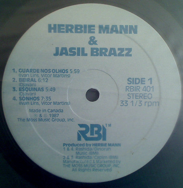 Herbie Mann : Jasil Brazz (LP, Album)