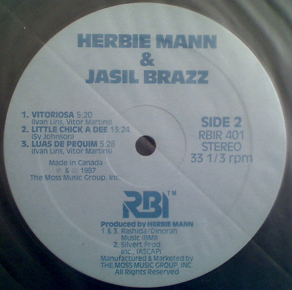 Herbie Mann : Jasil Brazz (LP, Album)