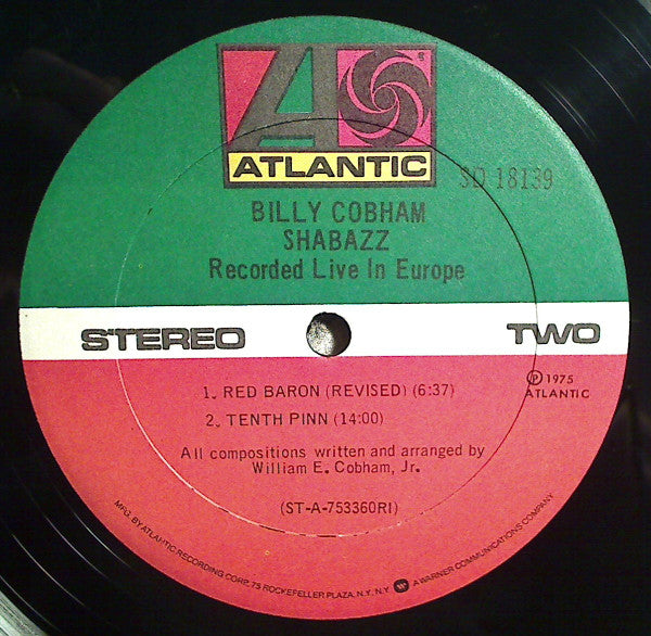 Billy Cobham : Shabazz (LP, Album, RI)