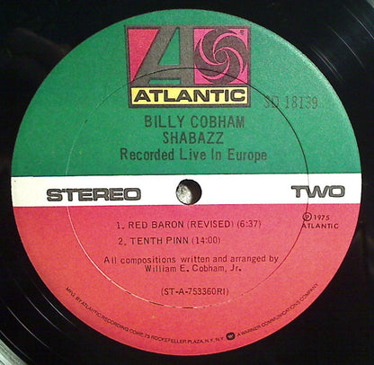 Billy Cobham : Shabazz (LP, Album, RI)