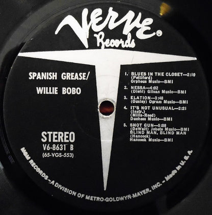 Willie Bobo : Spanish Grease (LP, Album)