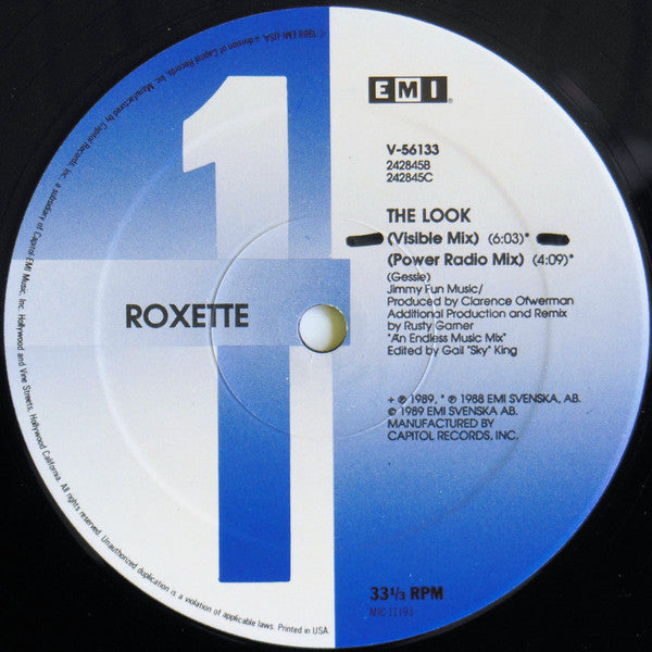 Roxette : The Look (12", SRC)