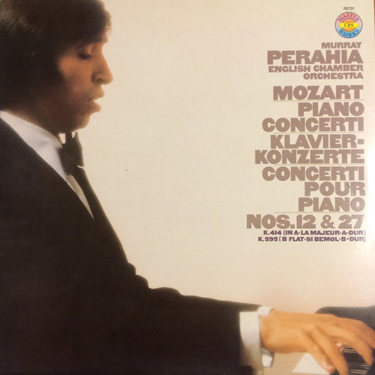 Wolfgang Amadeus Mozart – Murray Perahia, English Chamber Orchestra : Piano Concerti = Klavier-Konzerte = Concerti Pour Piano Nos. 12 & 27 (LP)