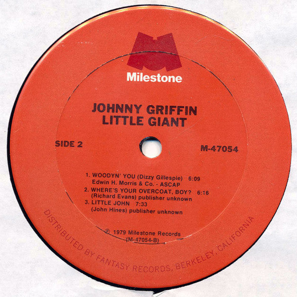 Johnny Griffin : Little Giant (2xLP, Comp)