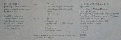 William Heinesen, Kristian Blak : Den Yderste Ø (LP, Album, gat)