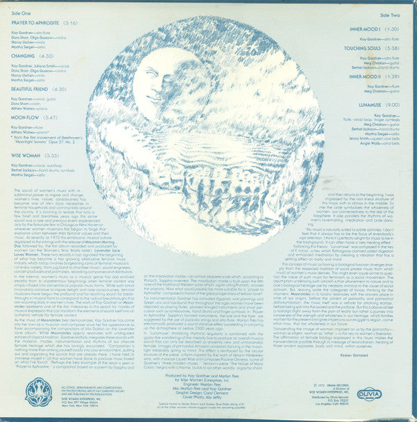 Kay Gardner : Moon Circles (LP, Album)