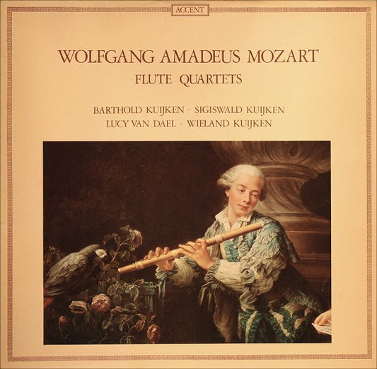 Wolfgang Amadeus Mozart - Barthold Kuijken - Sigiswald Kuijken - Lucy Van Dael - Wieland Kuijken : Flute Quartets (LP, Gat)