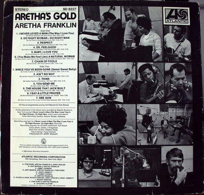 Aretha Franklin : Aretha's Gold (LP, Album, Comp)