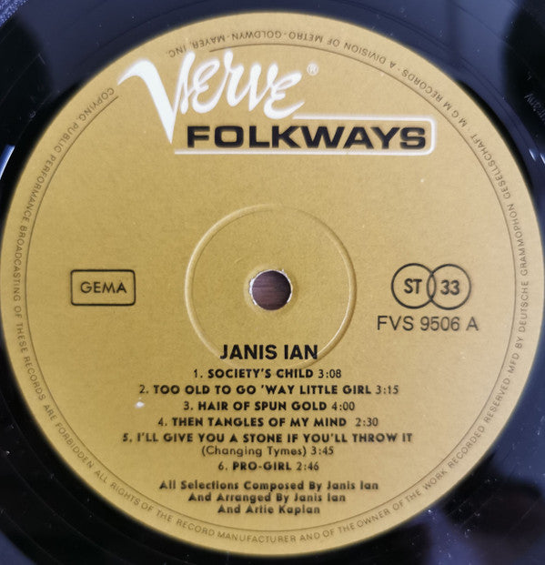 Janis Ian : Janis Ian (LP, Album)