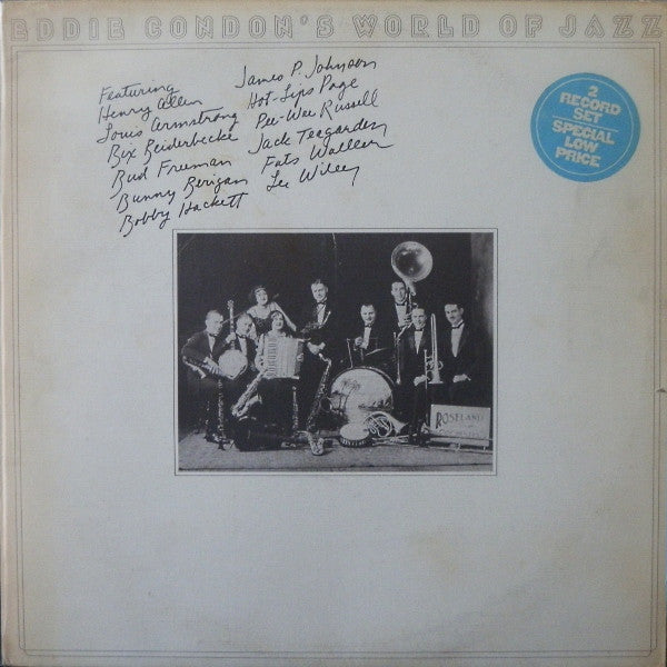 Eddie Condon : Eddie Condon's World Of Jazz (2xLP, Comp, Mono, Tex)