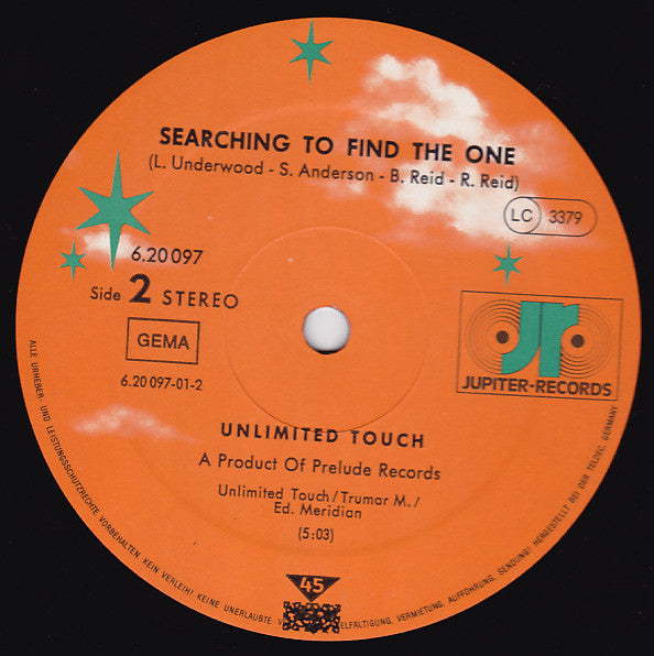 Hi-Gloss / Unlimited Touch : You'll Never Know / Searching To Find The One (12")