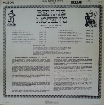 Bennie Moten's Kansas City Orchestra : Volume 1 (1922-1927) (LP, Comp, RE)