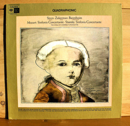 Isaac Stern · Pinchas Zukerman · Daniel Barenboim, English Chamber Orchestra - Wolfgang Amadeus Mozart · Carl Stamitz : Sinfonia Concertante / Sinfonia Concertante (LP, Album, Quad)