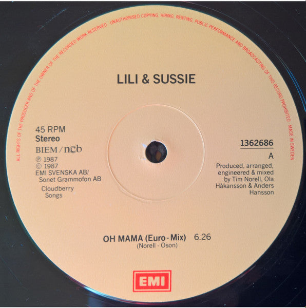 Lili & Sussie : Oh Mama (12")