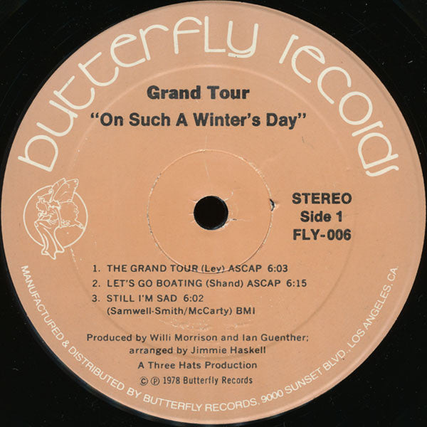 Grand Tour : On Such A Winter's Day (LP, Album, Pea)