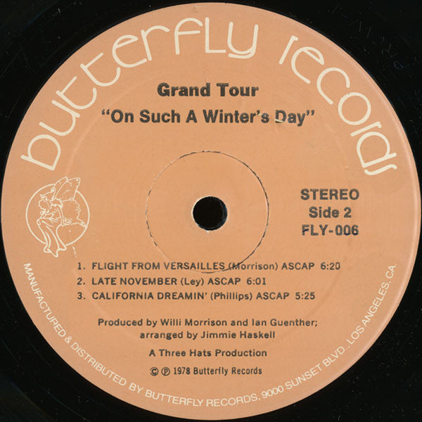 Grand Tour : On Such A Winter's Day (LP, Album, Pea)