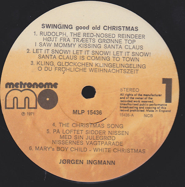 Jørgen Ingmann : Swinging Good Old Christmas (LP, Album)