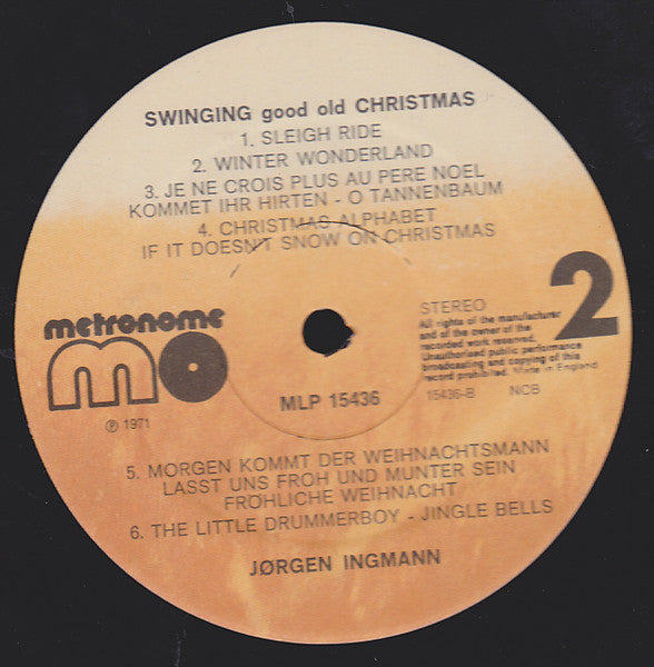 Jørgen Ingmann : Swinging Good Old Christmas (LP, Album)